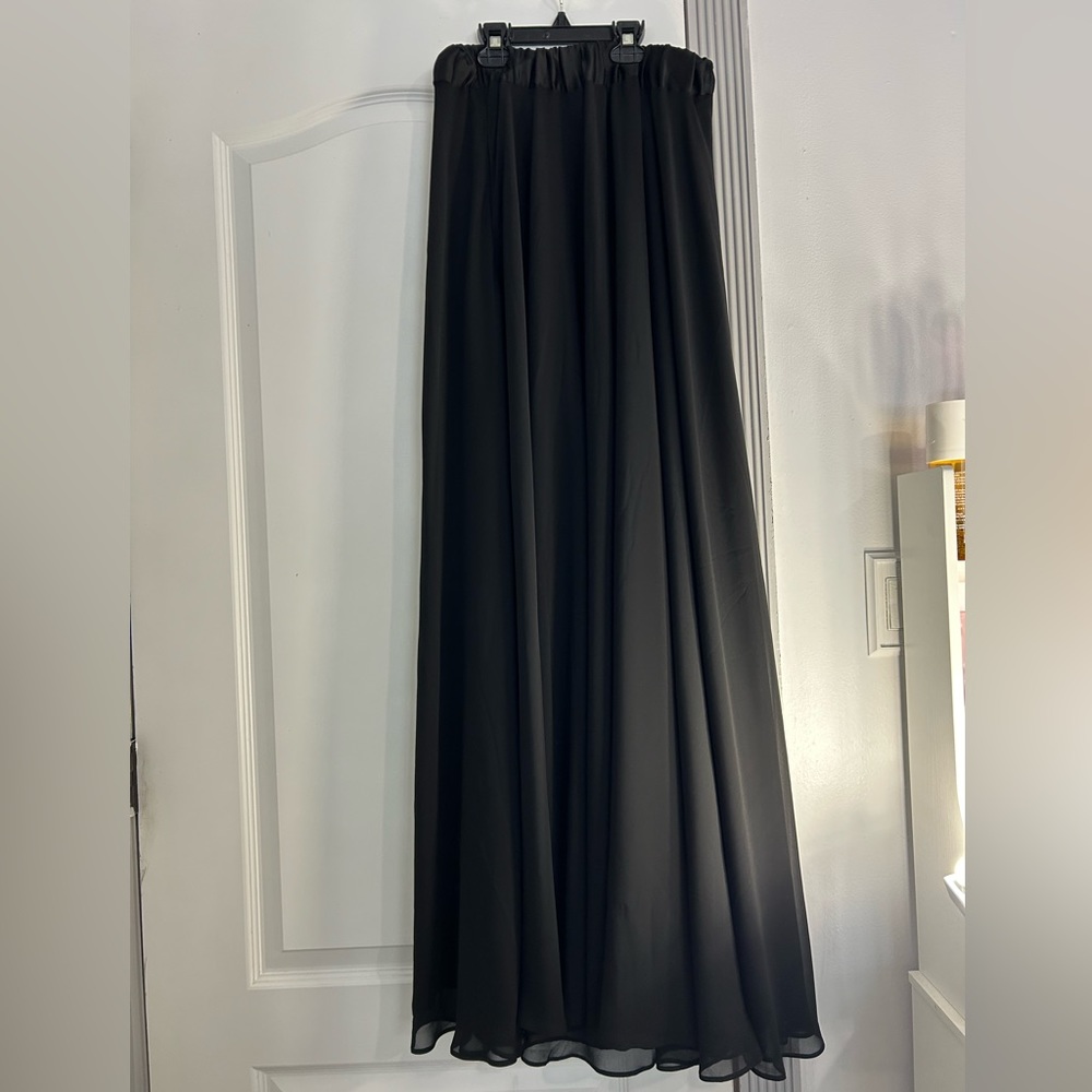 EXPRESS maxi skirt with satin waistband